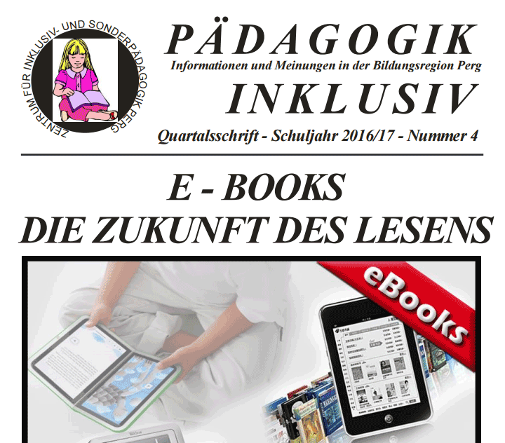 Bild mit Beschriftung: eBooks - Zukunft des Lesens